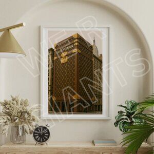 Louis Vuitton ICONIC Fifth Avenue Flagship Store 11x17 Art Print
